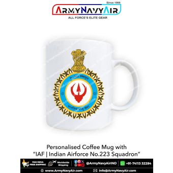 Buy Personalised IAF No 223 Squadron Mug Online at ArmyNavyAir.com