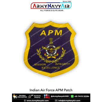 IAF Indian Air Force APM Patch : ArmyNavyAir.com