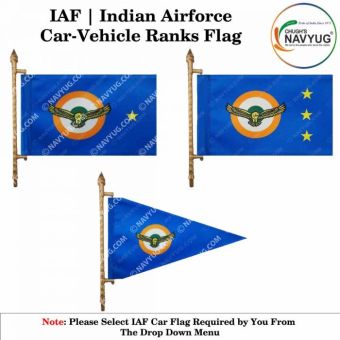 IAF-Indian Air Force Car Flag : ArmyNavyAir.com