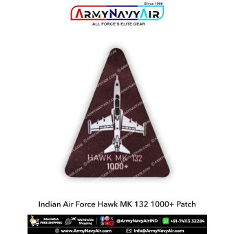 IAF Indian Air Force Hawk MK 132 1000+ Patch : ArmyNavyAir.com