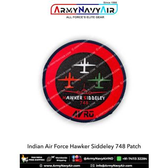 IAF Indian Air Force Hawker Siddeley 748 Patch : ArmyNavyAir.com