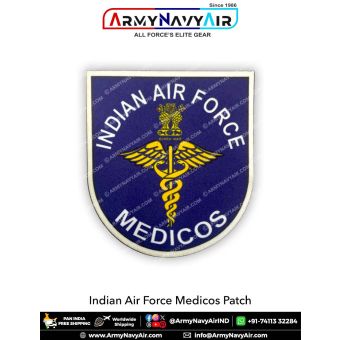IAF Indian Air Force Medicos Patch : ArmyNavyAir.com