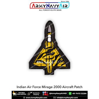 IAF Indian Air Force Mirage 2000 Aircraft Patch : ArmyNavyAir.com