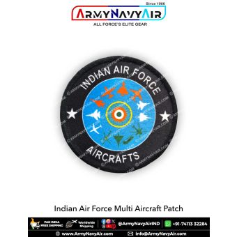 IAF Indian Air Force Multi Aircrafts Patch : ArmyNavyAir.com
