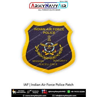 IAF Indian Air Force Police Patch : ArmyNavyAir.com