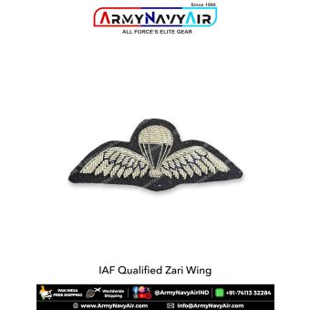 IAF | Indian Air Force Parachute Qualified Zari Wing