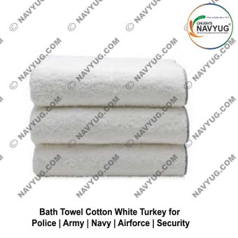 Indian Armed Forces | Polices | Security - Bath Towel Cotton White Turkey