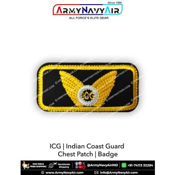 Coast Guard Embroidery Chest Badge (ICG) : ArmyNavyAir.com