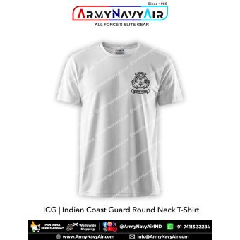 Personalised Coast Guard Round Neck T-Shirt : ArmyNavyAir.com