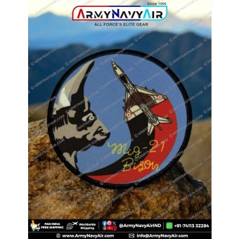 MIG 21 Bison Roundel Patch : ArmyNavyAir.com