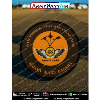 48 W Aranya Vajra Sadaiv Maru Raksha AF Stn Phalodi Patch : ArmyNavyAir.com