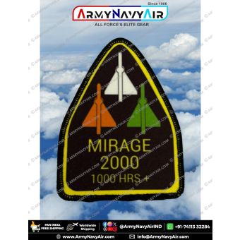 IAF 1000 Hours Plus Mirage 2000 Patch : ArmyNavyAir.com