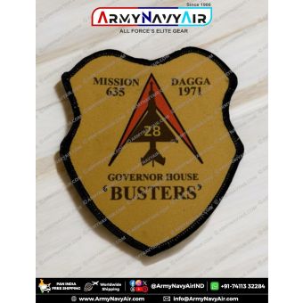 Governor House Buster Mission 635 Patch : ArmyNavyAir.com