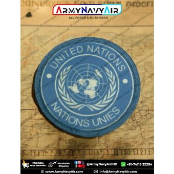 UN United Nations Patches : ArmyNavyAir.com UnPatch With Text