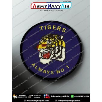 Tigers Always No 1 Patch : ArmyNavyAir.com Design 1