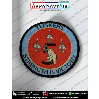 Tuskers 5 Sqn Strength is Victory Patch : ArmyNavyAir.com
