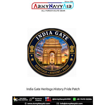 India Gate Heritage History Pride Round Patch