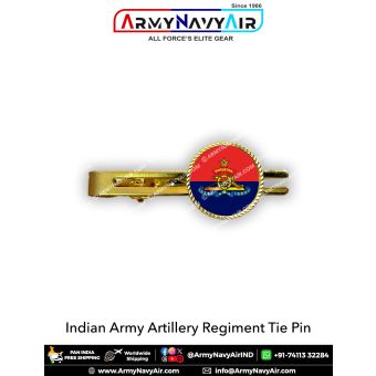 Indian Army Artillery Regiment Tie Pin : ArmyNavyAir.com