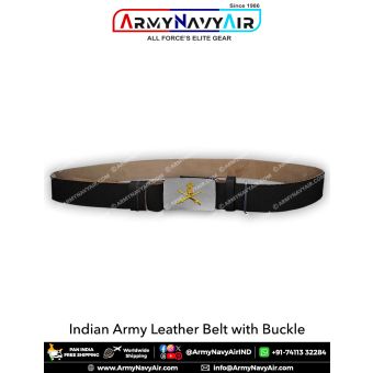 Indian Army Leather Belt : ArmyNavyAir.com