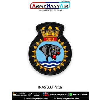Indian Navy INAS 303 The Black Panthers Squadron Patch