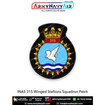 Indian Navy INAS 315 Winged Stallions Squadron Patch