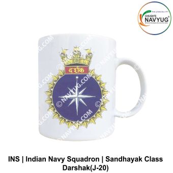 Navy Sandhayak Class Mug |Indian Navy (Survey Ship) Souvenir Gift-Darshak (J-20)
