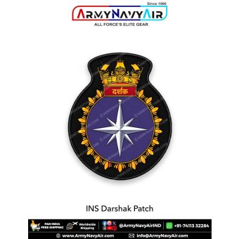 Indian Navy INS Darshak Patch