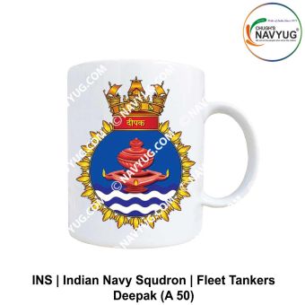 Personalised Indian Navy INS Deepak Mug : ArmyNavyAir.com