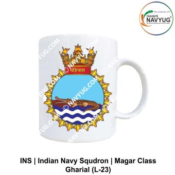 Navy Magar Class Mug |Indian Navy Landing Ship Tank Souvenir Gift-Gharial (L-23)