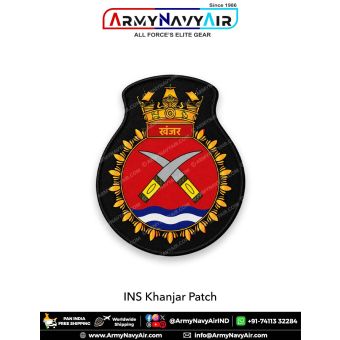 Indian Navy INS Khanjar Patch