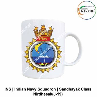 Navy Sandhayak Class Mug |Indian Navy (Survey Ship) Souvenir Gift-Nirdhesak (J-19)