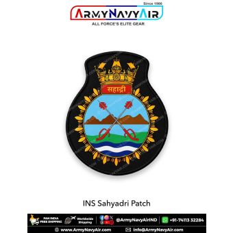 Indian Navy INS Sahyadri Patch