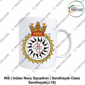 Navy Sandhayak Class Mug |Indian Navy (Survey Ship) Souvenir Gift-Sandhayak (J-18)