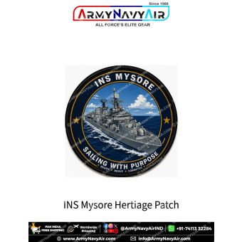 INS Mysore Heritage Patch | Indian Navy