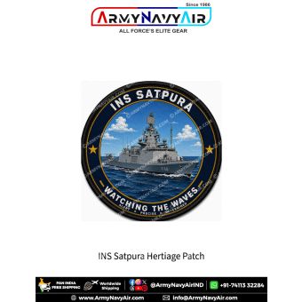 Indian Navy INS Satpura Heritage Patch