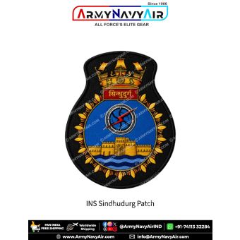 Indian Navy INS Sindhudurg Patch