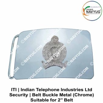 ITI Indian Telephone Industries Security Belt Buckle : ArmyNavyAir.com