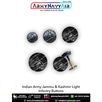 Indian Army JAKLI Buttons : ArmyNavyAir.com
