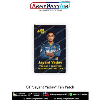 GT Jayant Yadav Fan Patch - Must Have For True Fans! : ArmyNavyAir.com