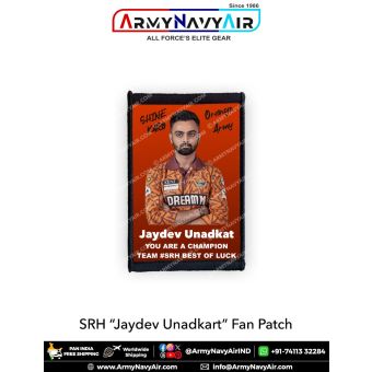 SRH Jaydev Unadkat Fan Patch - Must Have For True Fans! : ArmyNavyAir.com