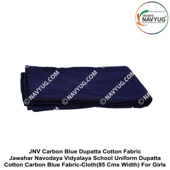 JNV Carbon Blue Dupatta Cotton Fabric :ArmyNavyAir.com