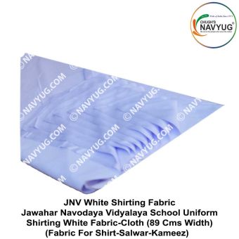 JNV White Shirting Fabric : ArmyNavyAir.com