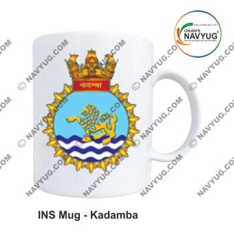 Personalised Indian Navy INS KADAMBA Mug : ArmyNavyAir.com