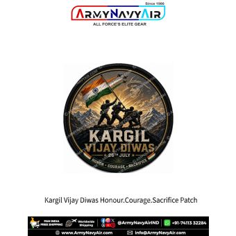 Kargil Vijay Diwas 26th July Commemorative Tribute Patch