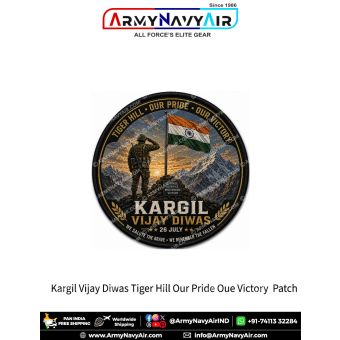Kargil Vijay Diwas 26 July Tiger Hill Victory Tribute Patch