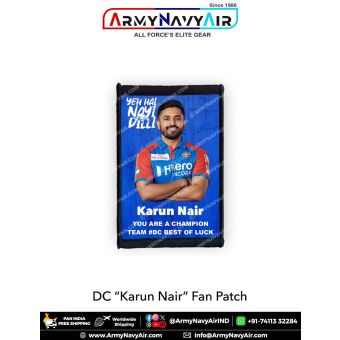 DC Karun Nair Fan Patch - Must Have For True Fans! : ArmyNavyAir.com