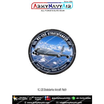 KC-135 Stratotanker Aerial Refueling Aircraft Patch for Aviation Enthusiasts and Collectors