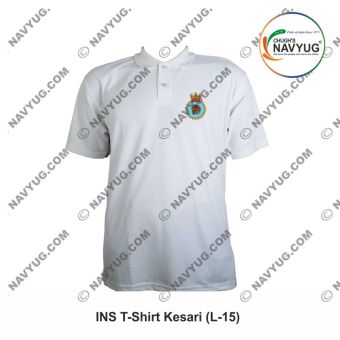 Personalised Indian Navy T-Shirt INS Kesari : ArmyNavyAir.com