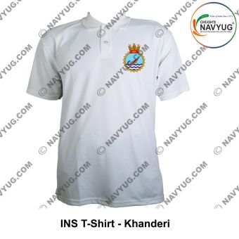 Indian Navy INS Khanderi T-shirt: ArmyNavyAir.com