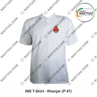 Personalised Indian Navy T-Shirt INS Khanjar : ArmyNavyAir.com